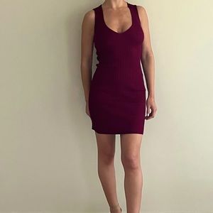 New w tags. Maroon color, super soft. Brand is “About Us” from Revolve